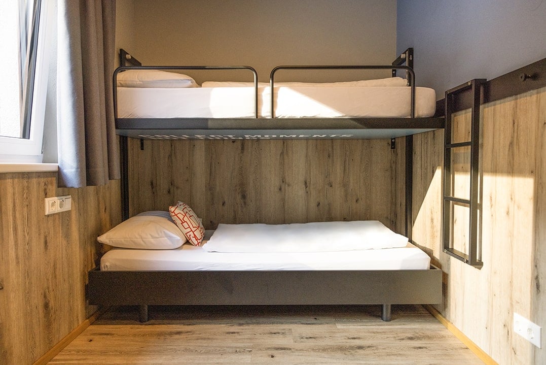 Bunk beds in Austria accommodation