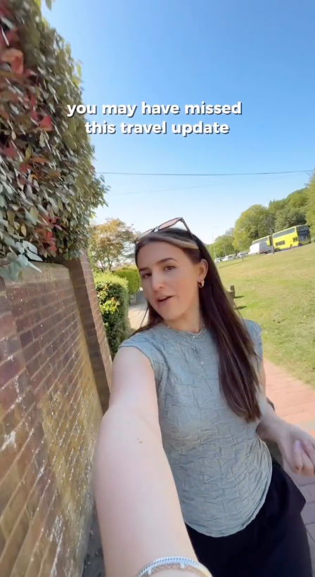 Adventure360 travel advisor, Casey, talking to the camera whilst walking down the street about China's visa changes for UK ci