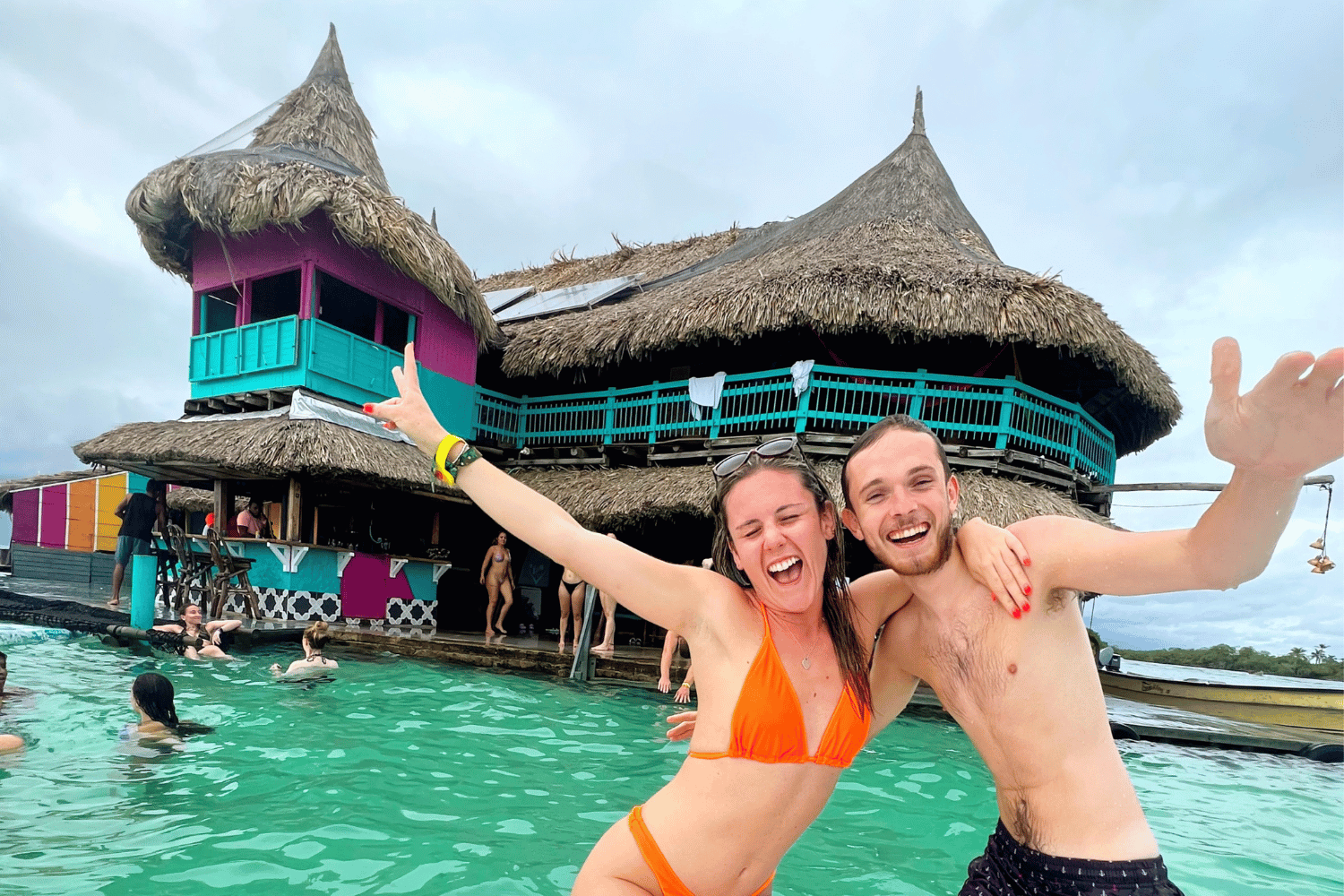Colombia Casa en el Agua  San Bernardo Islands Group travellers