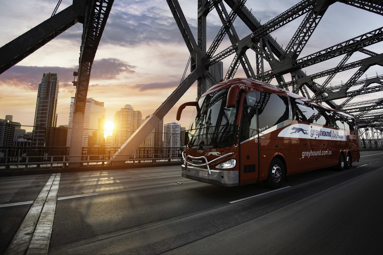 Transport bus on Australia Adventure