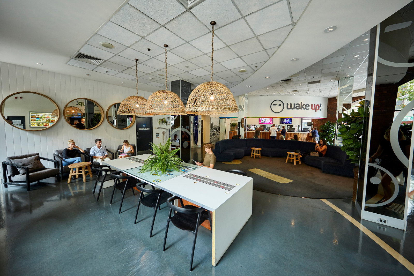 Chill out area in Hostel in Australia