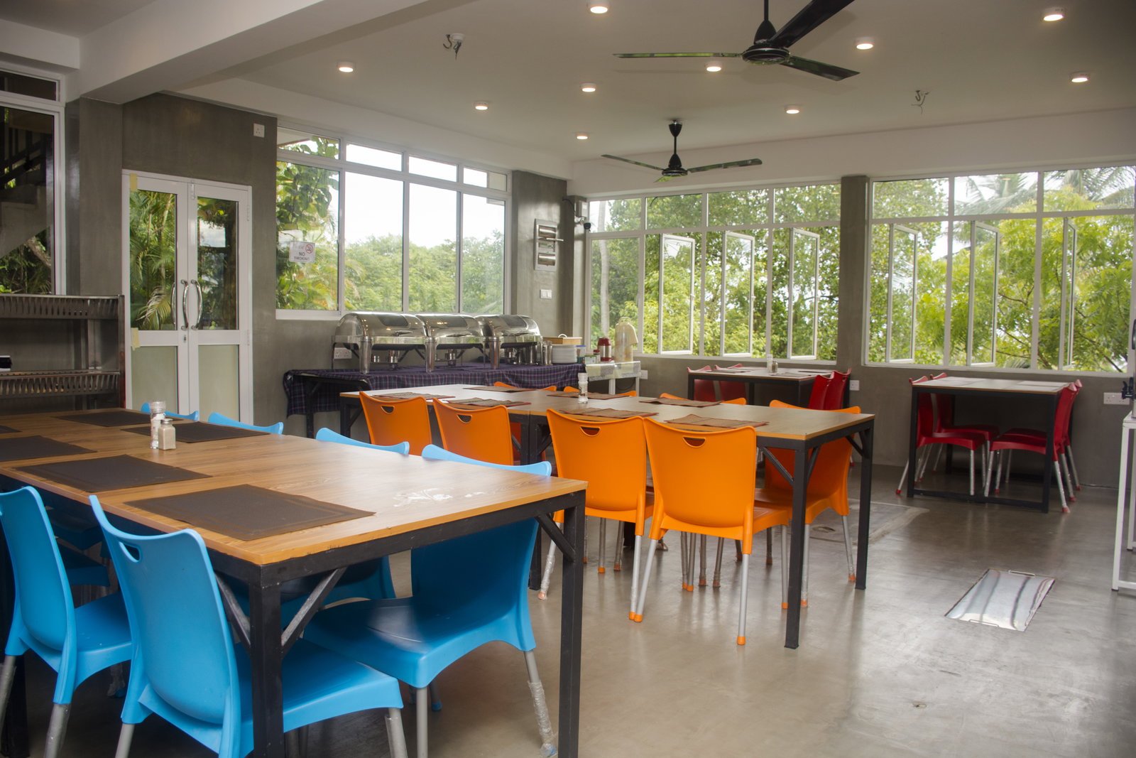 Dining room in Volunteer house in Sri Lanka Galle