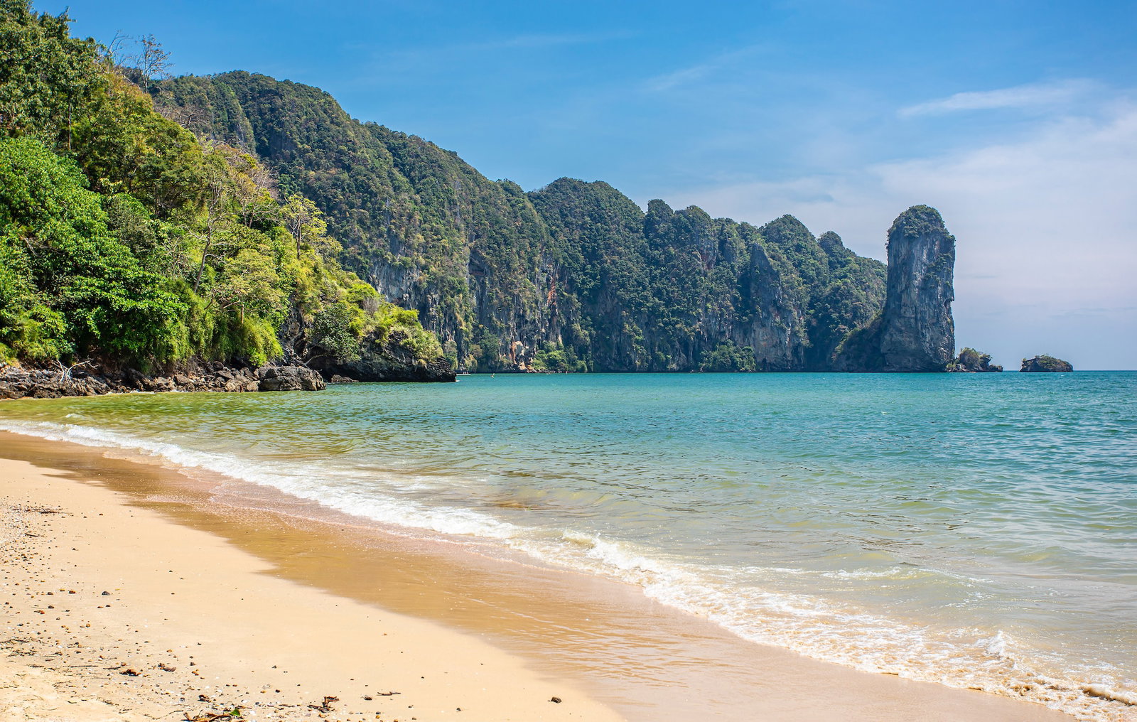 Beach in Ao Nang, Mueang Krabi District, Krabi, Thailand