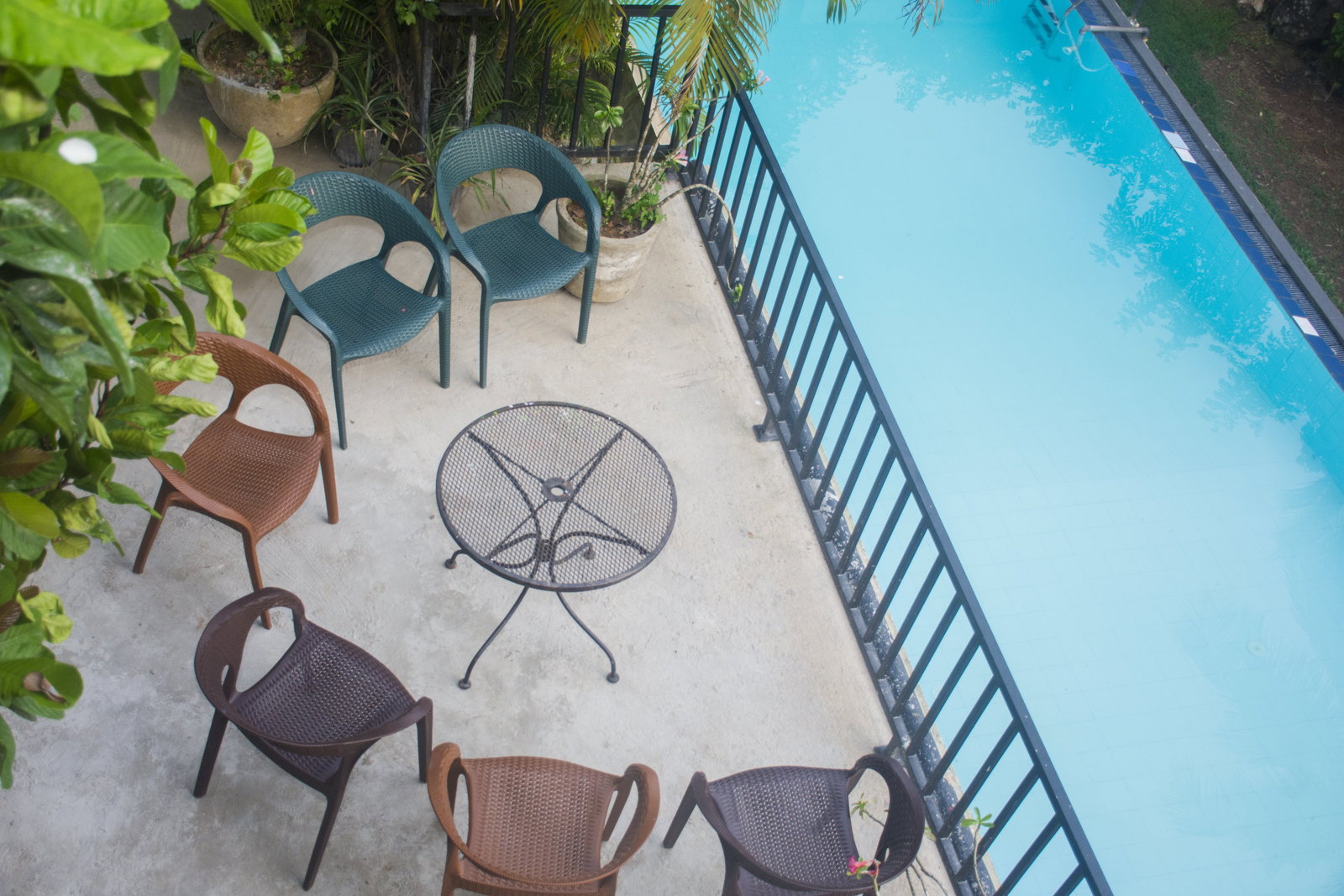 Pool in Volunteer house in Sri Lanka