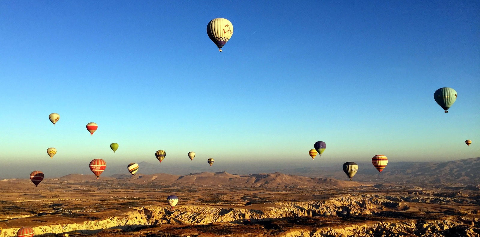 Hot air balloons in Cappadocia, Turkey