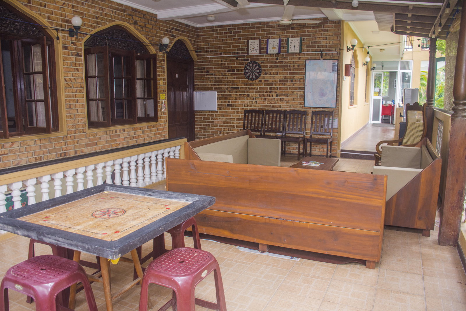 Lounge in Volunteer house in Sri Lanka