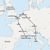 European Wonder Map