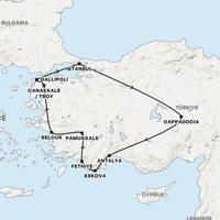Turkey Adventure Map
