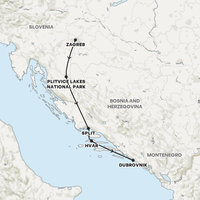 Croatia Adventure Map