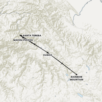 Machu Picchu & Rainbow Mountain Trek Map