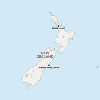Campervan Hire New Zealand Map