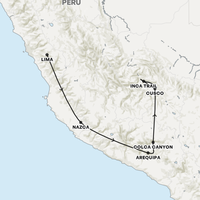 Peru Adventure Map