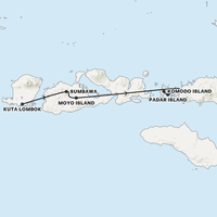 Komodo Island Hopper Map
