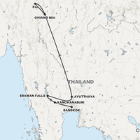 North Thailand Experience Map