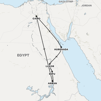 Egypt & The Nile Map