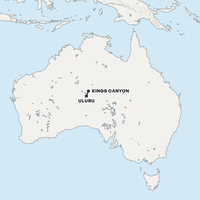 Uluru & Red Centre Adventure Map