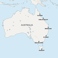 Campervan Hire Australia Map