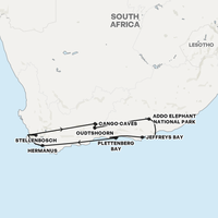 Garden Route & Beyond Map