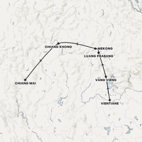 Laos Adventure Map