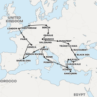 The Great European Journey Map