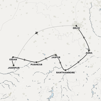 India Adventure Map