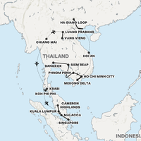 Southeast Asia Journey Map