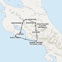 Ultimate Costa Rica Map
