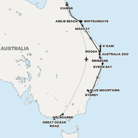 Australia Adventure Map