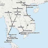 Southeast Asia Adventure Map