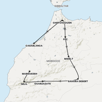 Best of Morocco Map