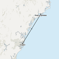 New Year's Eve in Sydney Map