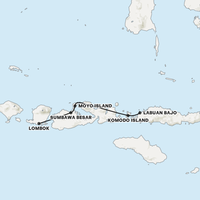 Komodo Island Hopper Map