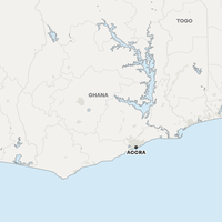 Sports Coaching in Ghana Map