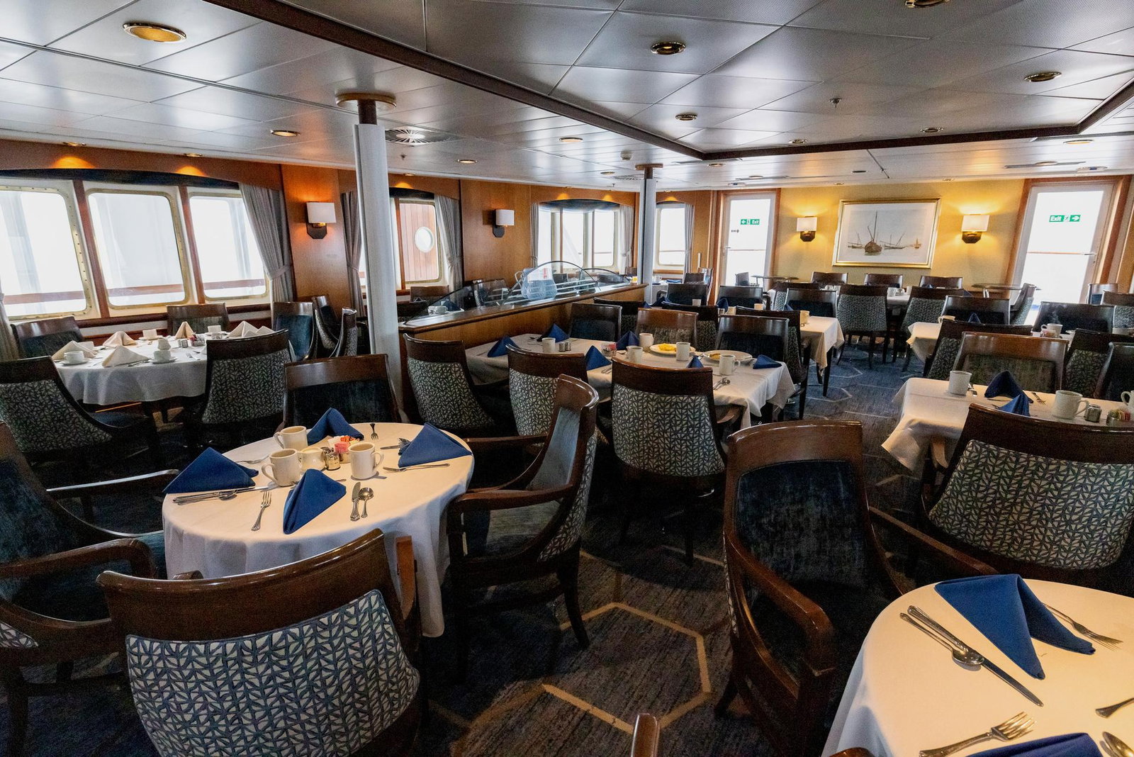 expedition ship restaurant antarctica