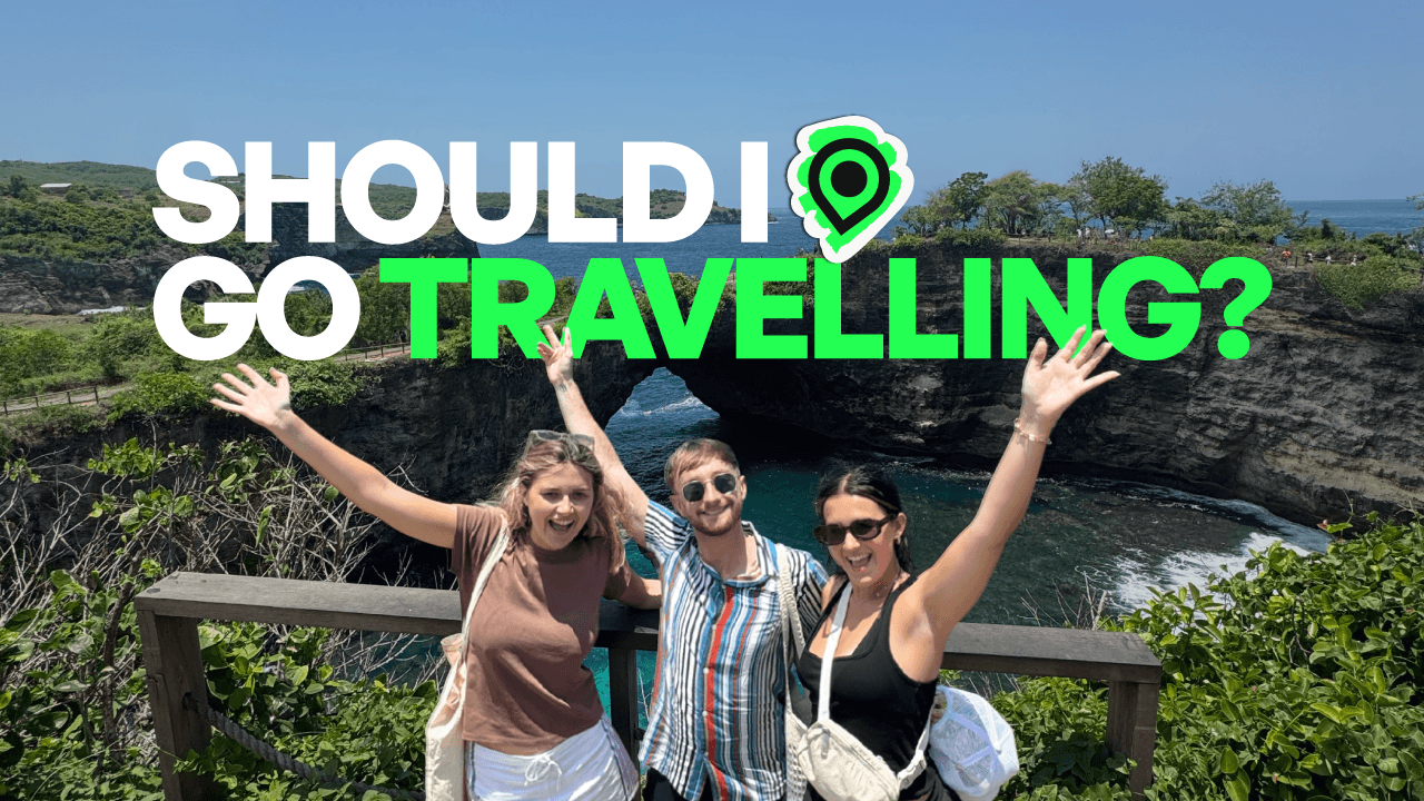 Should I Go Travelling? Group of travellers at Nusa Penida, Bali