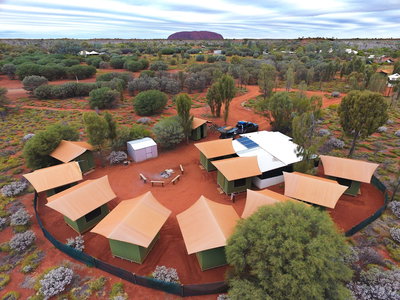 Campground near uluru