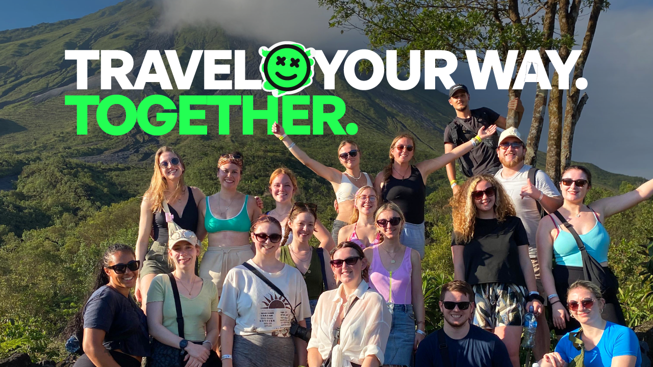 Travel your way. Together. Group of travellers in Costa Rica